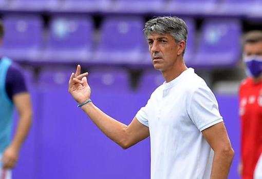 Imanol Alguacil, entrenador de la Real Sociedad.