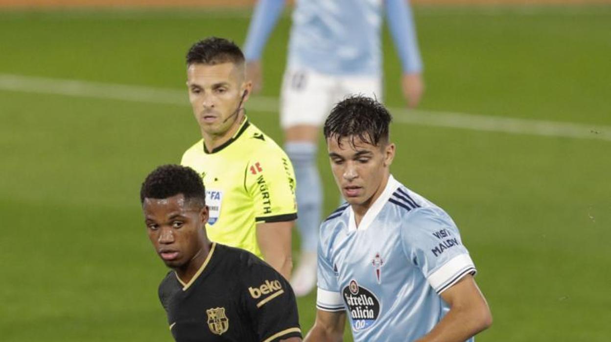 Del Cerro Grande durante el Celta-Barça a principios de la temporada.