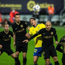 Bodiger fue titular ante el Barça.