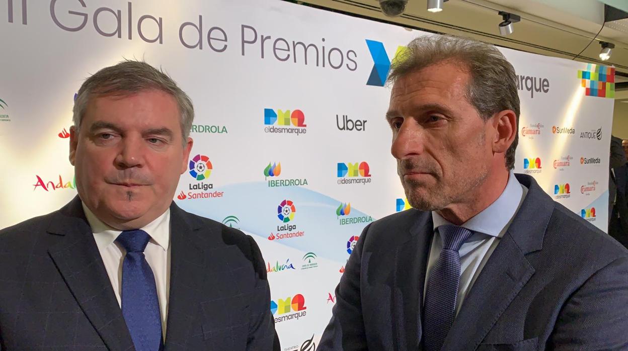 vizcaíno y arias, en una gala de premios.