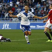 Jorge Sáenz con el Tenerife