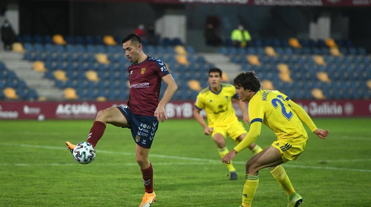 marc baró, en el partido de copa en pontevedra.