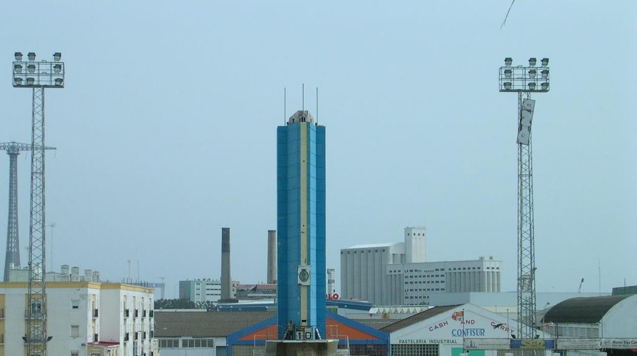 la mítica torre de preferencia fue testigo de la imagen insólita.