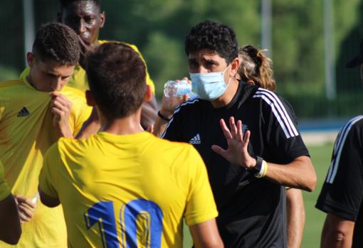 Juanma Pavón, ex entrenador del Cádiz B.