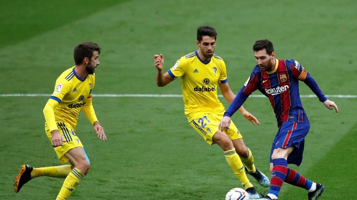 José Mari y Sobrino ante Messi