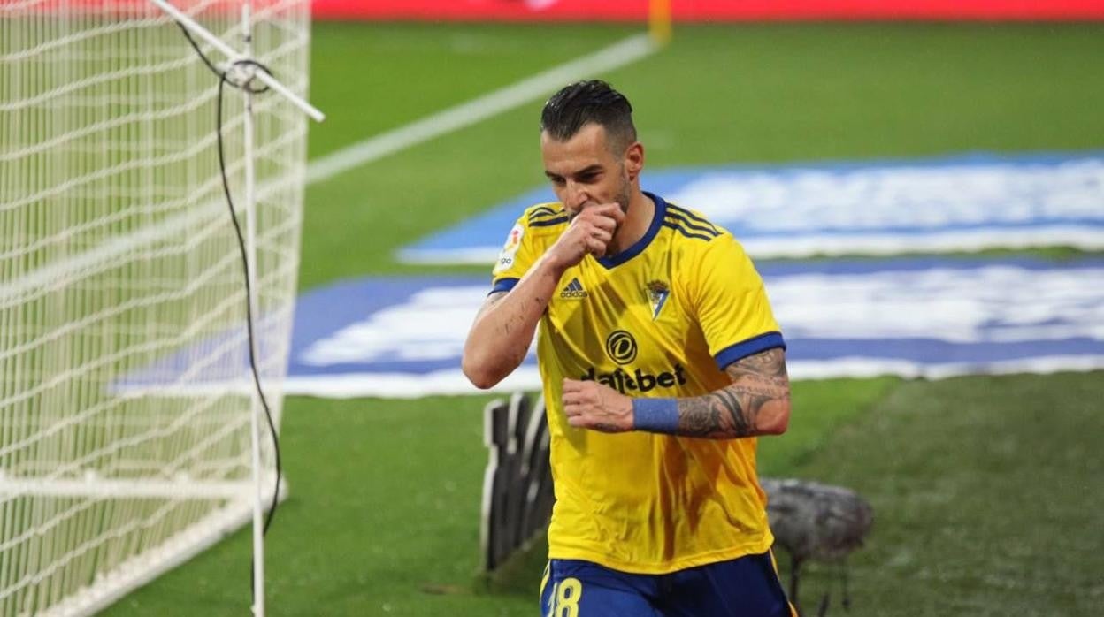 negredo celebra el gol ante el eibar.