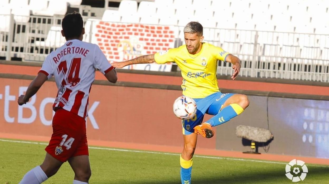 El barbateño Pejiño milita actualmente en la UD Las Palmas.