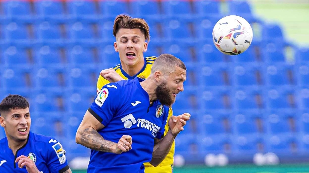 alejo, en el partido ante el getafe.