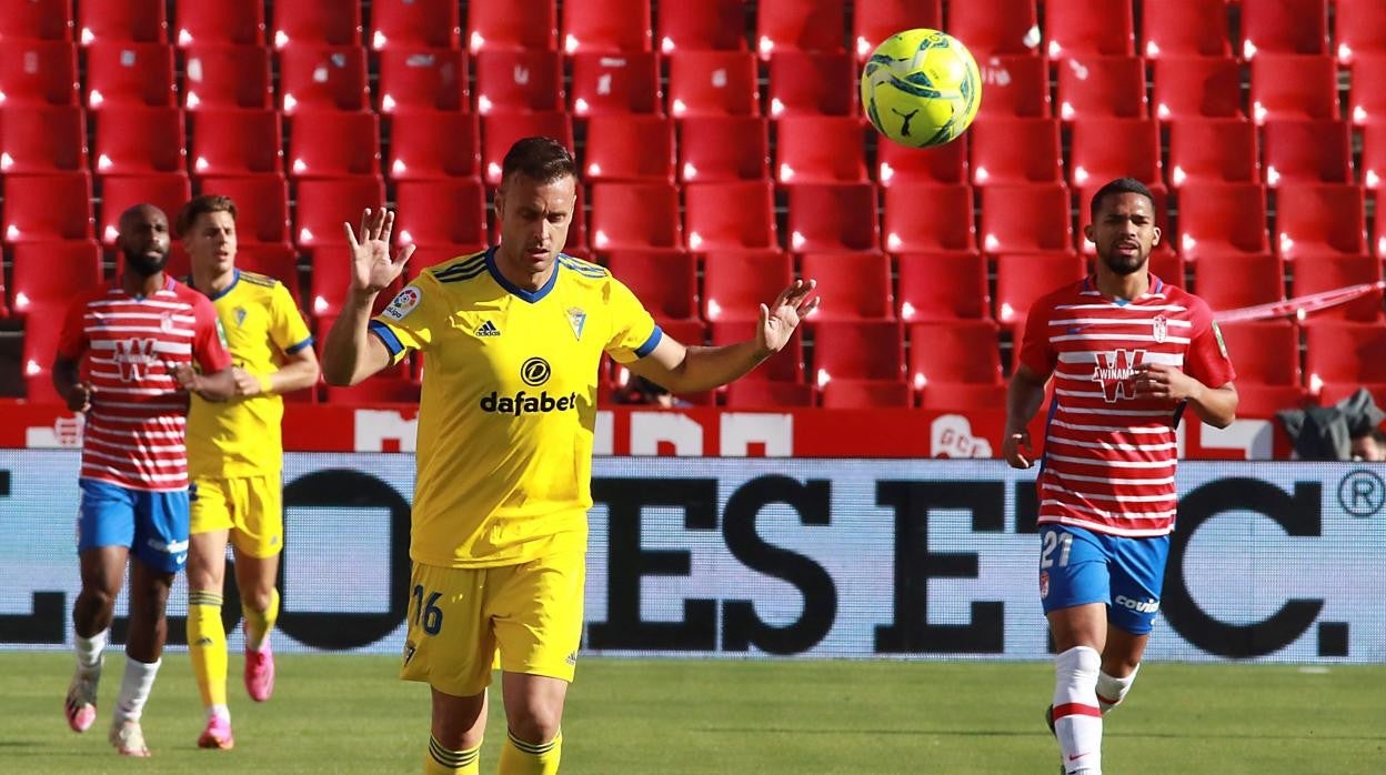 Cala durante el partido contra el Granada.