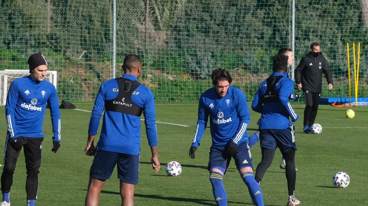 el pacha espino, en un entrenamiento.