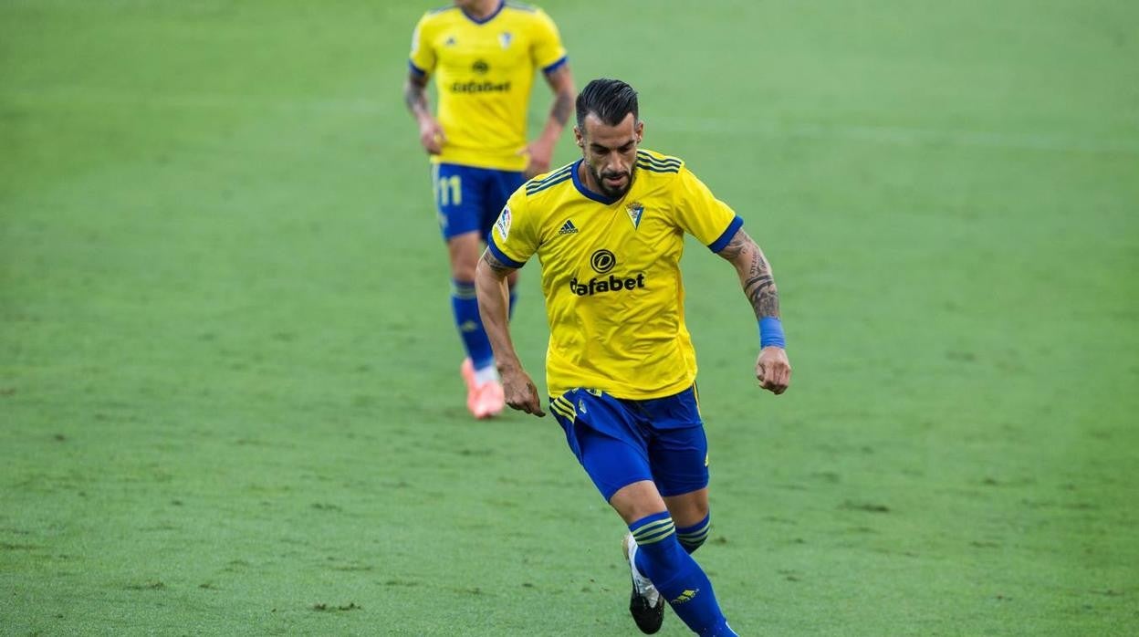 Álvaro Negredo, delantero del Cádiz CF.