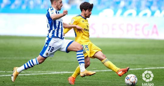 Jairo marcó su único gol de la temporada ante la Real Sociedad.