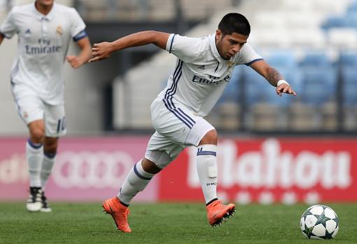 Sergio Díaz firmó por el Real Madrid pero no está triunfando.