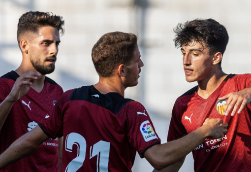 Sobrino, junto a Vallejo y Diego López en un partido de esta pretemporada.