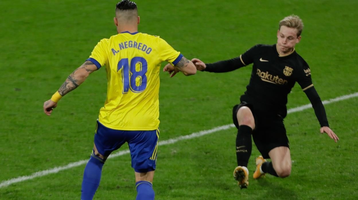 El Cádiz CF ganó al Barça la temporada pasada.