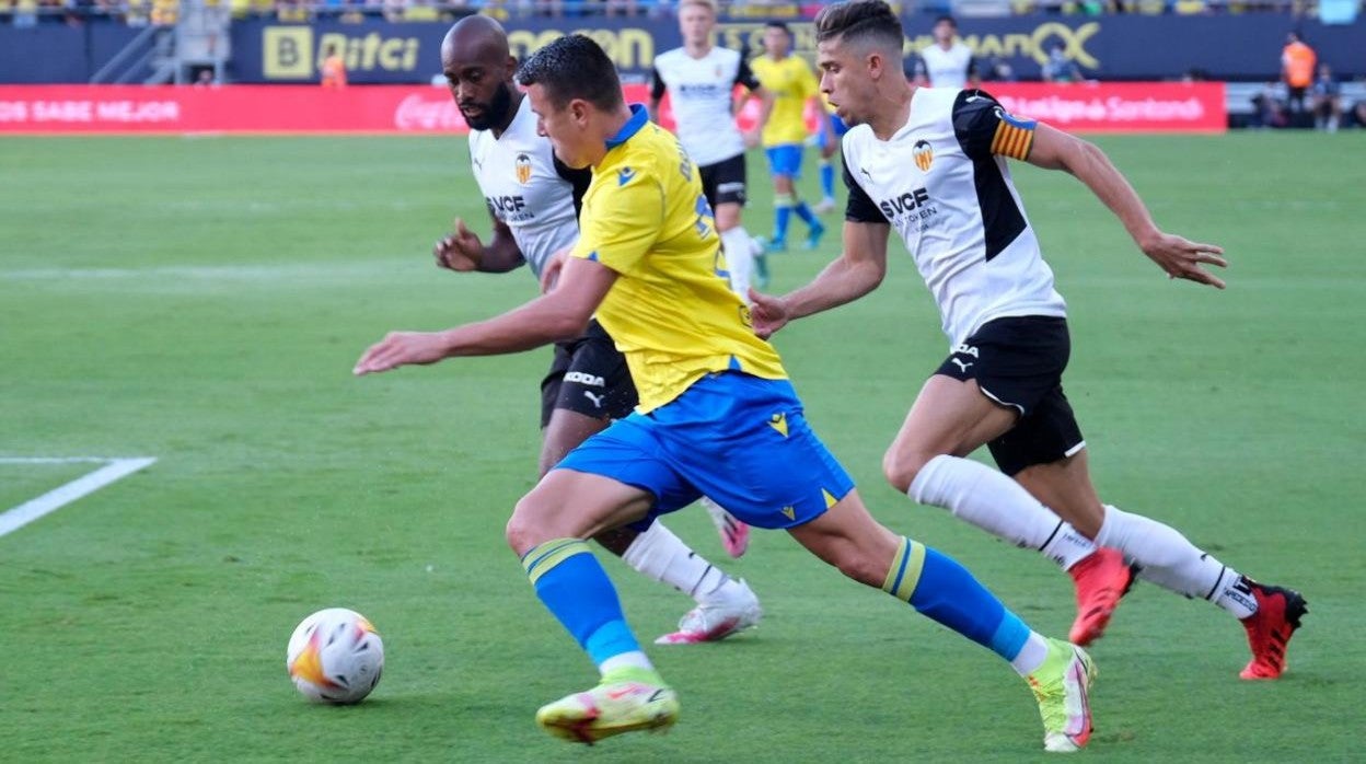 Álex y Salvi en un partido esta temporada