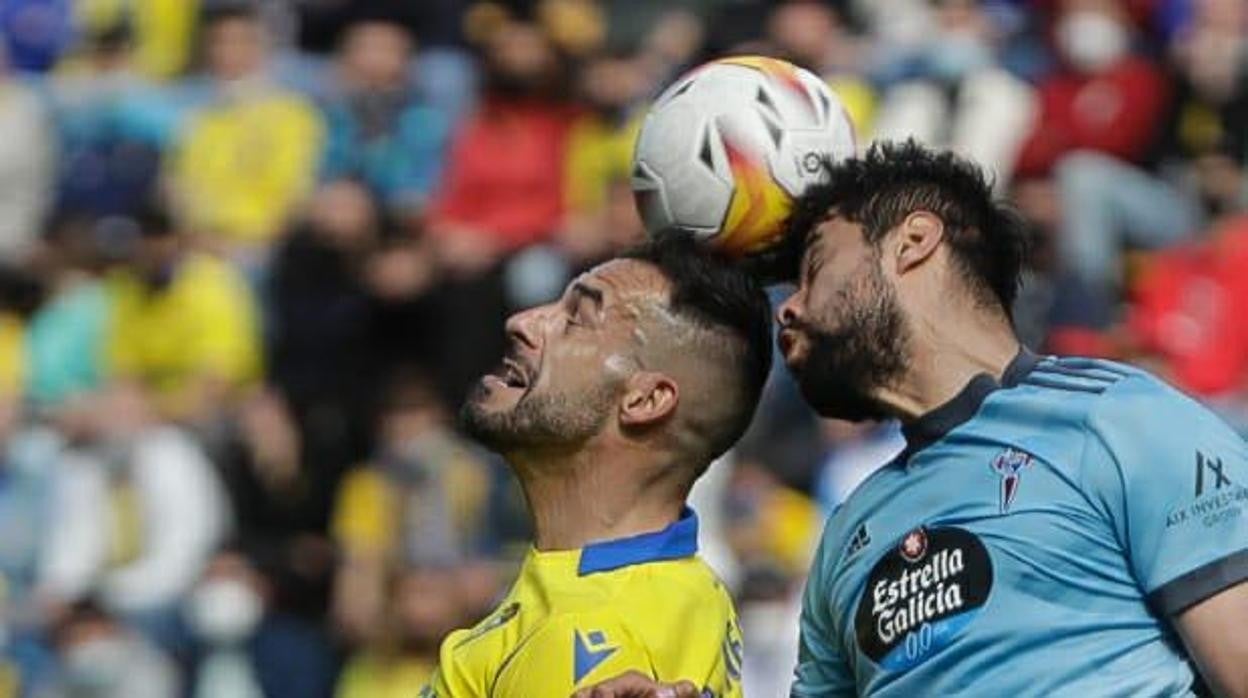 El partido ante el Celta estuvo muy igualado.