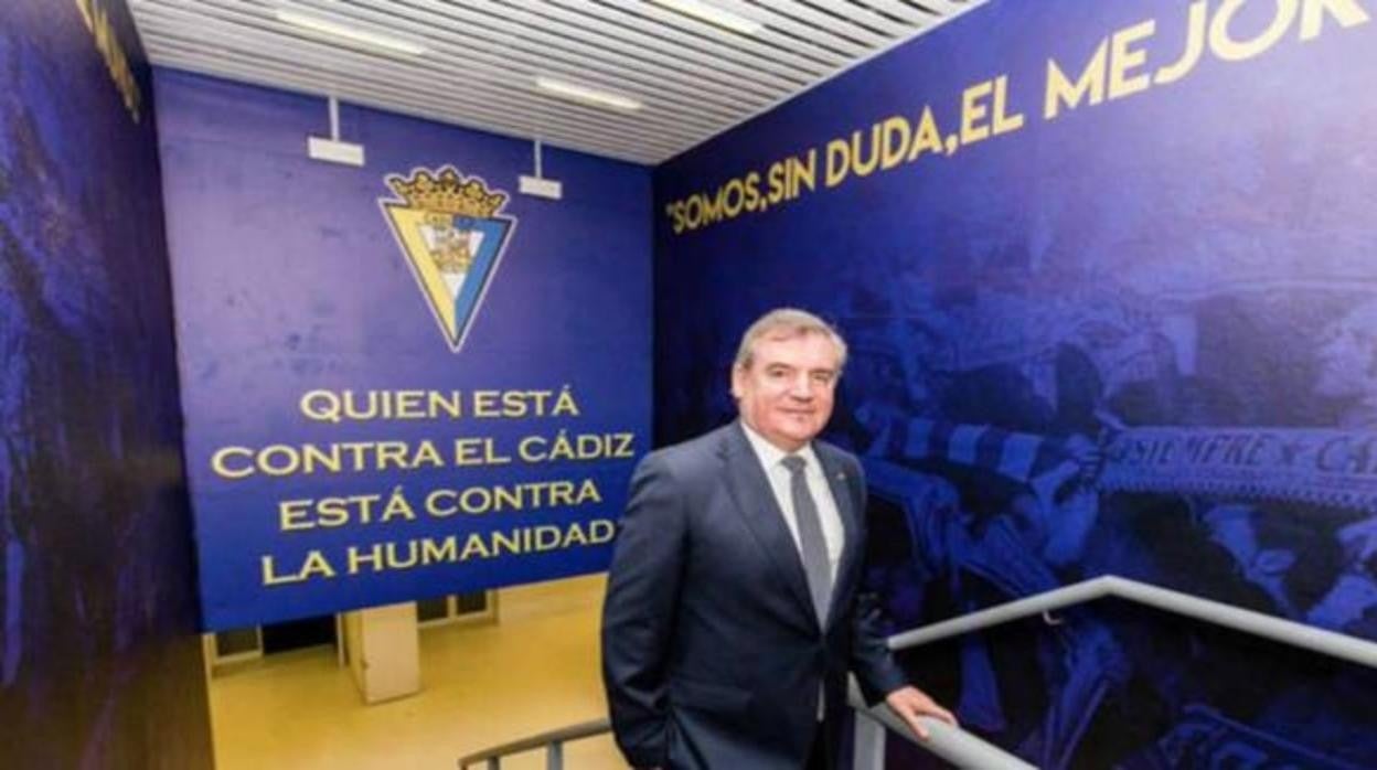 Manuel Vizcaíno, presidente del Cádiz CF