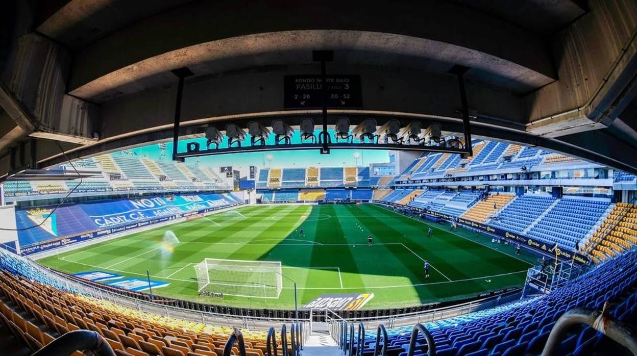 Interior del Estadio Nuevo Mirandilla