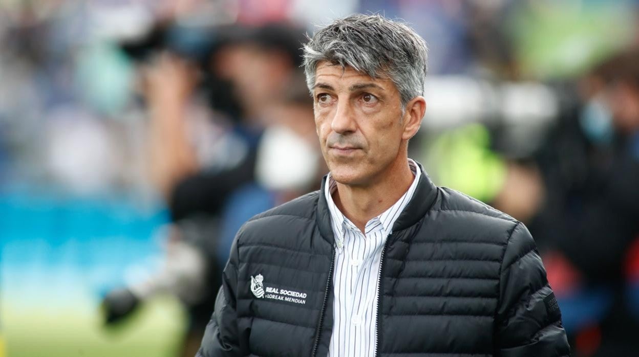 Imanol Alguacil, entrenador de la Real Sociedad.