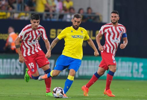 Perea jugó el último Trofeo Carranza ante el Atlético.