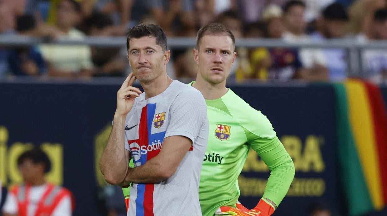 Lewandoski y Ter Stegen.