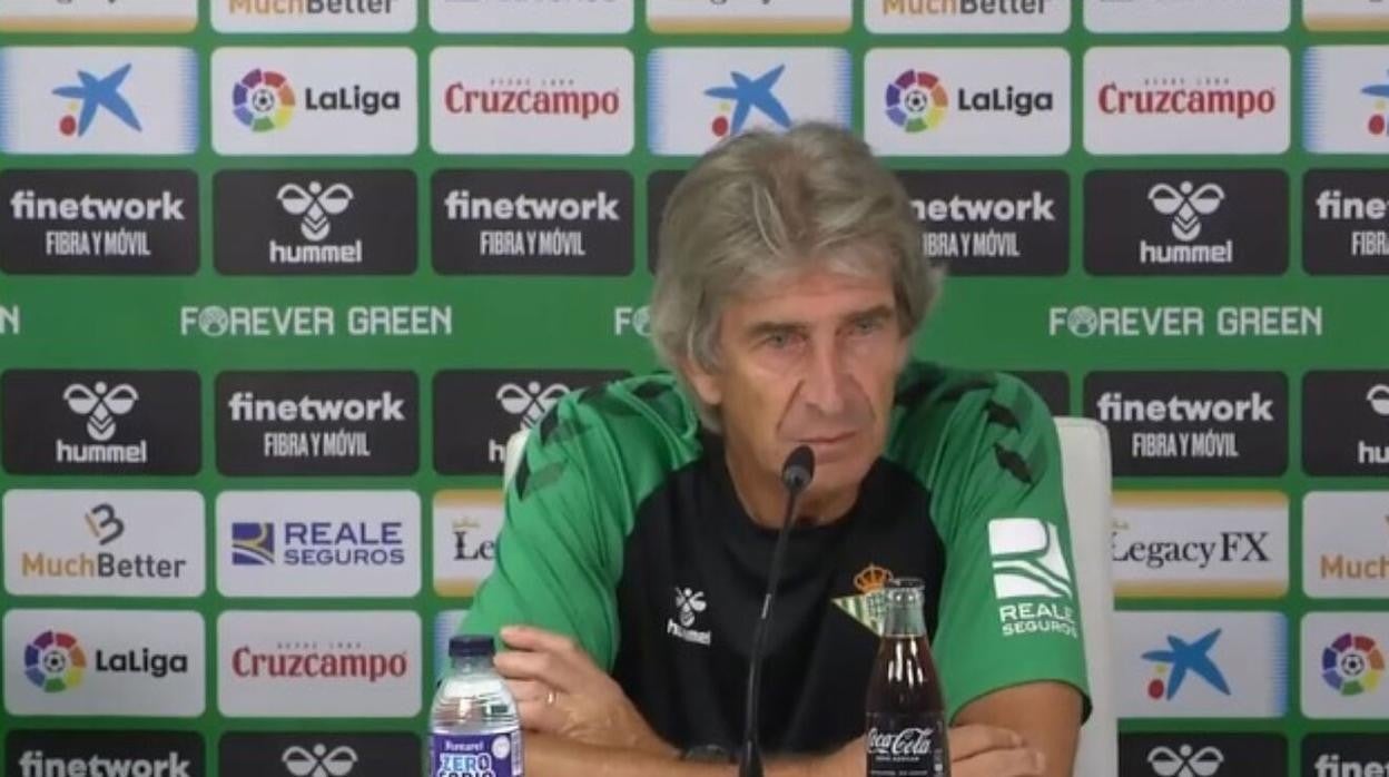 Manuel Pellegrini, entrenador del Betis