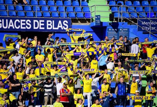 El cadismo estuvo presente en el Coliseum de Getafe.