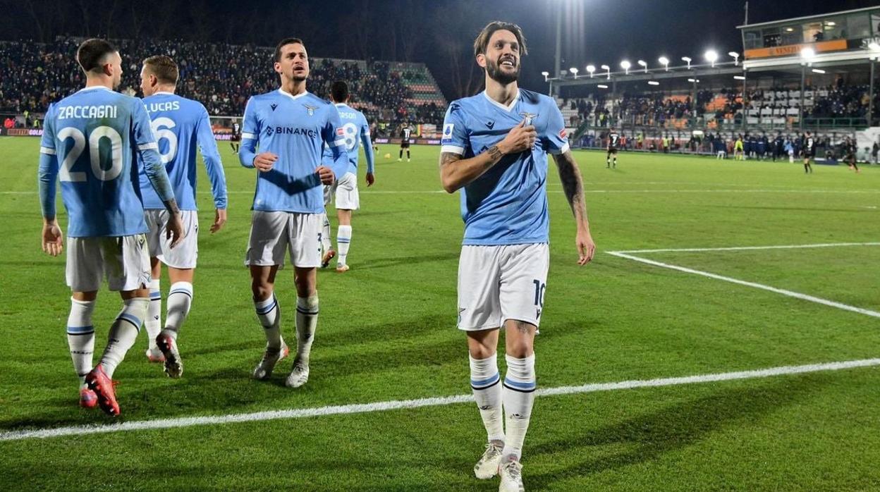 Luis Alberto en un partido de la Lazio