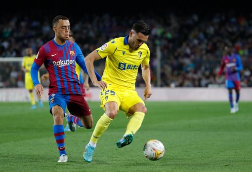 Lucas Pérez marcó un gol histórico en el Camp Nou.