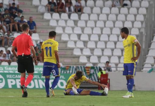 José Mari ha sufrido muchas lesiones desde que llegó al Cádiz CF.