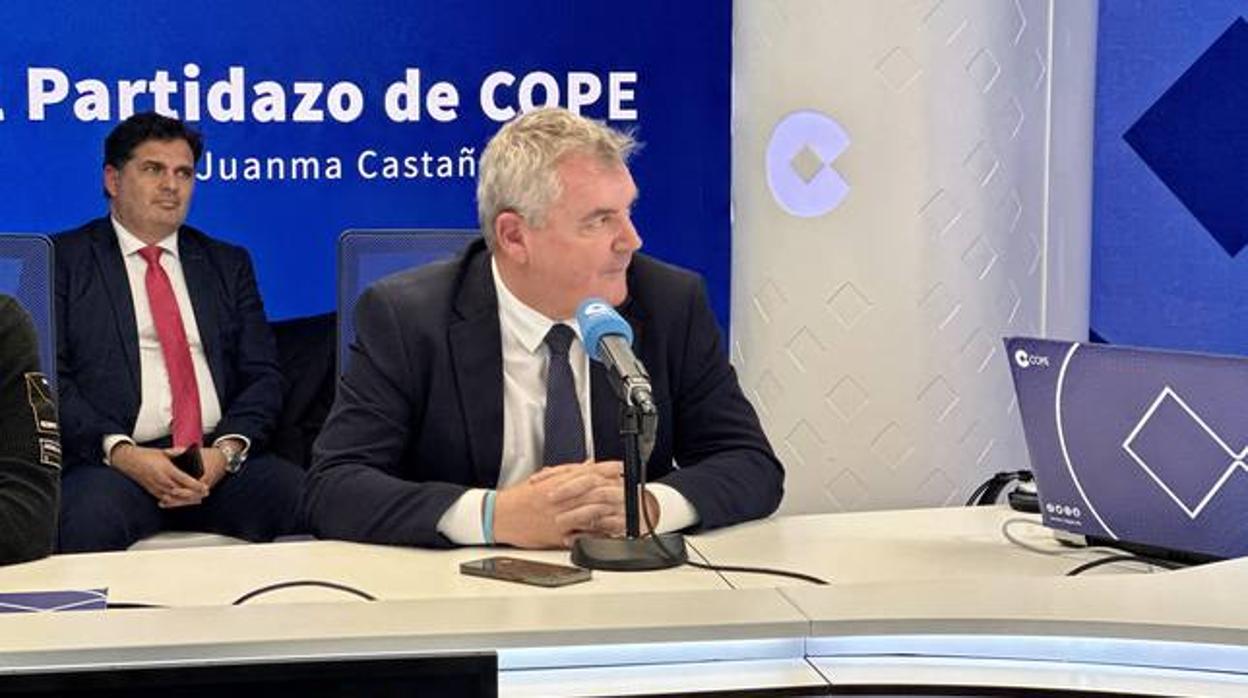 Manuel Vizcaíno este martes en El Partidazo de COPE