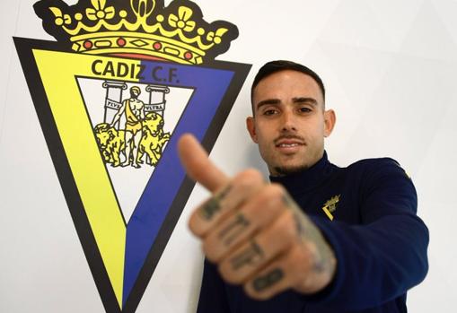 Roger Martí, nuevo delantero del Cádiz CF.