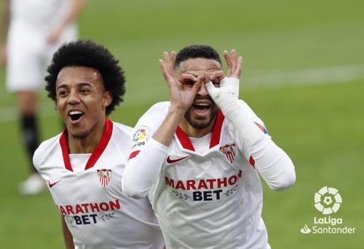 En-Nesyri firmó un 'hat-trick' ante el Cádiz CF en la temporada 2020/2021.