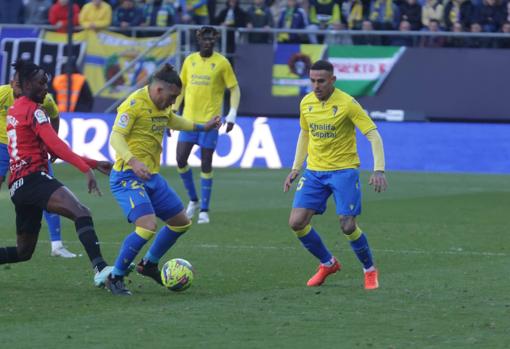 El delantero valenciano Roger Martí ya tuvo minutos ante el Mallorca.