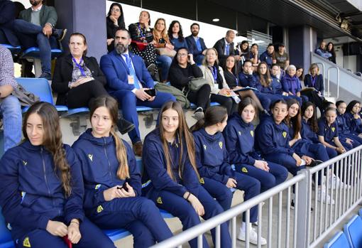 Las jugadoras del Cádiz femenino.