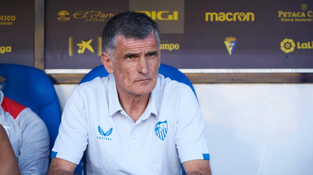 José Luis Mendilibar, entrenador del Sevilla