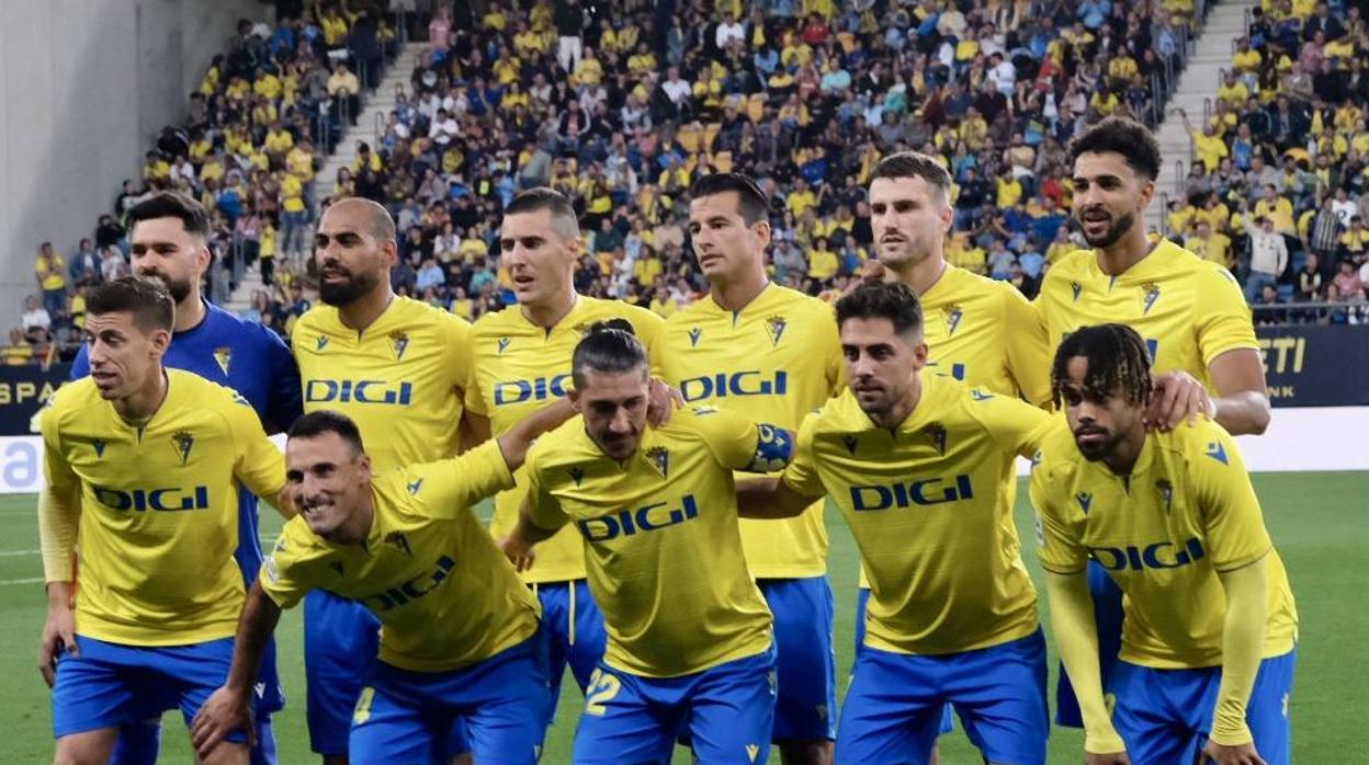 Once del Cádiz ante el Madrid