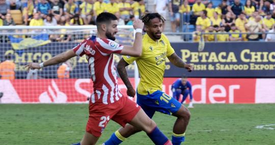 El Cádiz CF ya le ha ganado esta temporada al Atlético.