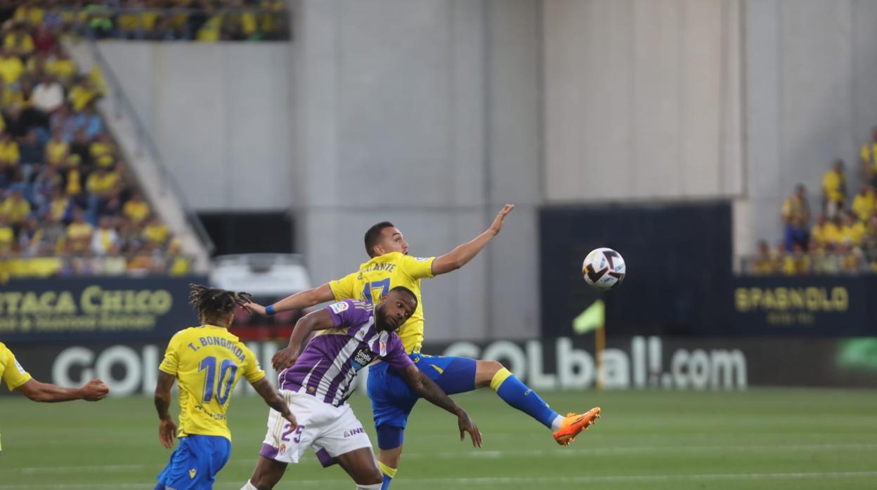 Momento del Cádiz - Valladolid