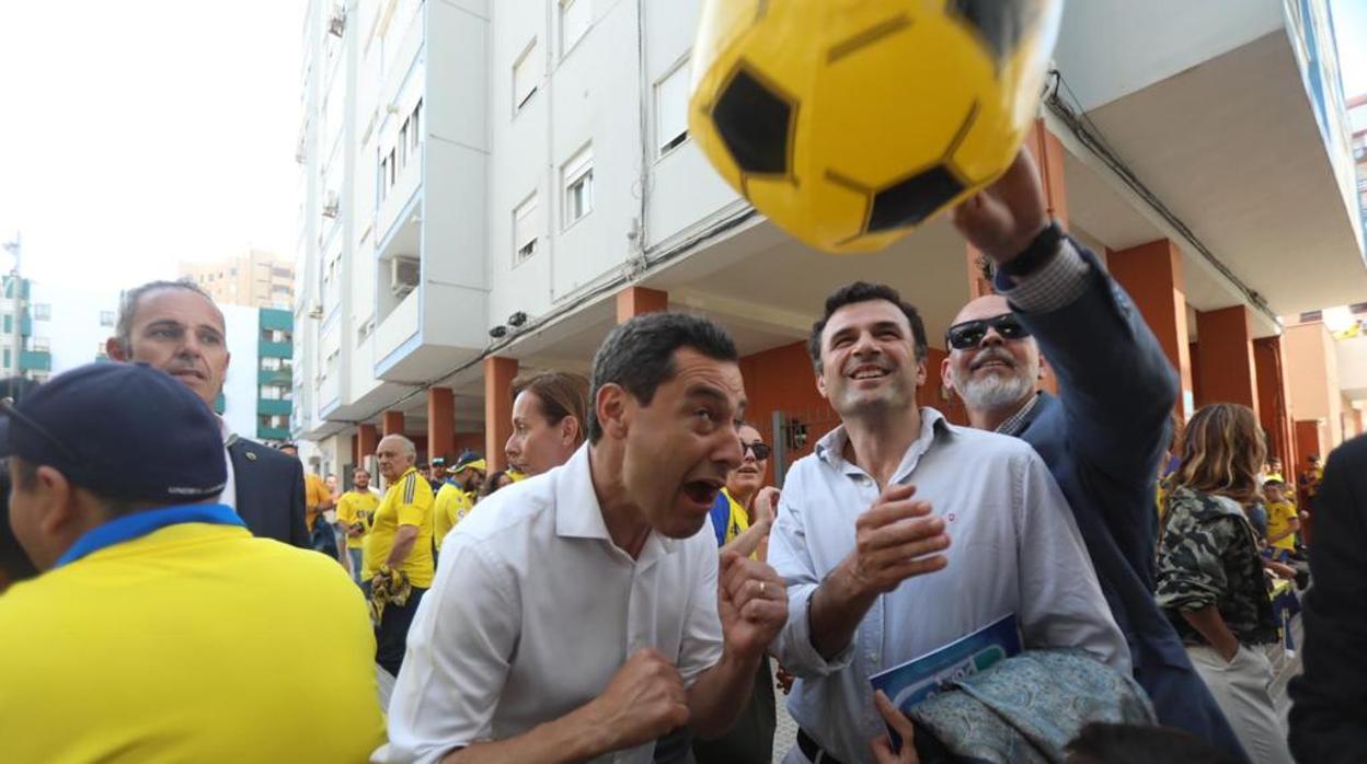 Bruno García y Moreno Bonilla, el tándem popular del éxito, en una previa en Carranza.