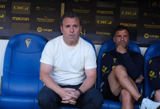 Sergio González, entrenador del Cádiz CF.