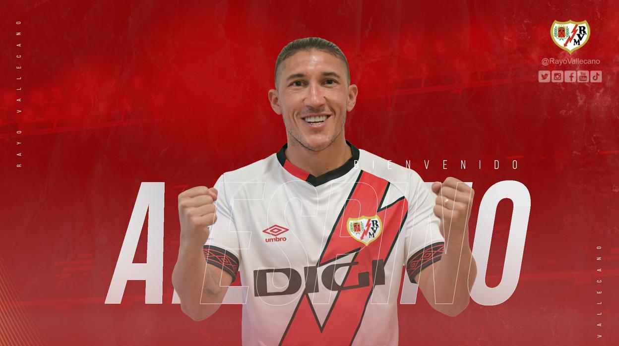 'Pacha' Espino ya es nuevo jugador del Rayo Vallecano.