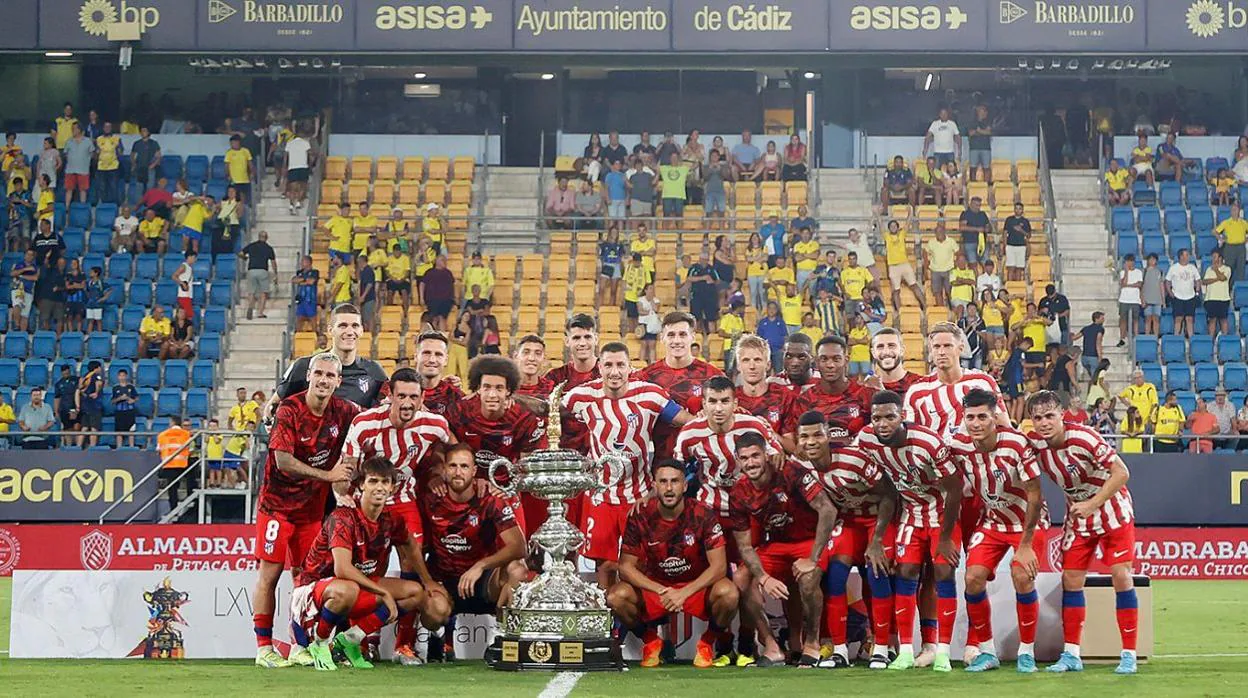 El Atlético, ganador del último Trofeo Carranza