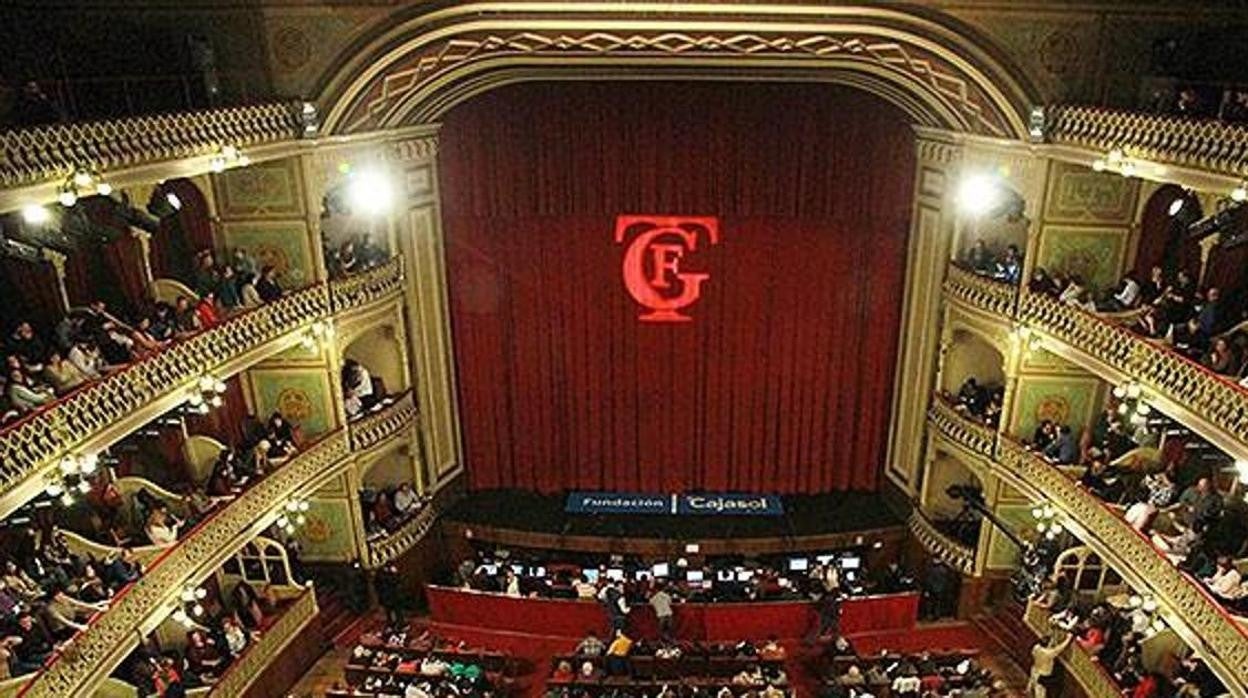 El Gran Teatro Falla de Cádiz, durante el COAC.