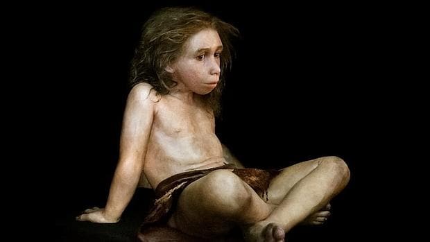 Un niño neandertal