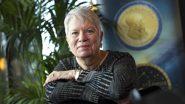 Jill Tarter, en la presentación del Festival Starmus 2016 organizada en Madrid