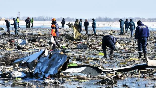 Un avión de pasajeros de la compañía aérea FlyDubai en el que viajaban 62 personas, se estrelló al aproximarse al aeropuerto de Rostov del Don el pasado 19 de marzo