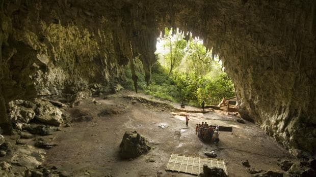 La cueva de Flores (Indonesia), donde se encontraron los restos del Hobbit