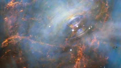 La Nebulosa del Cangrejo, a 6.500 años luz, fotografiada por el telescopio Hubble
